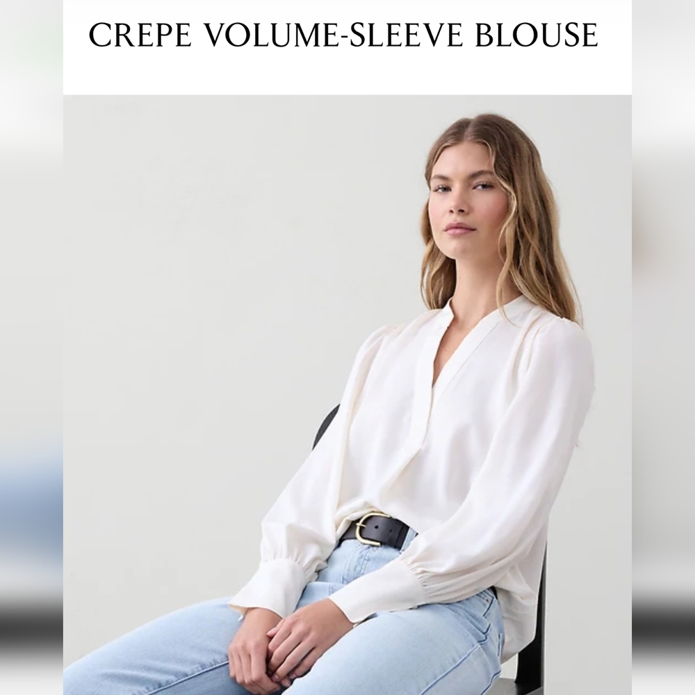 Banana Republic Factory Crepe Blouse